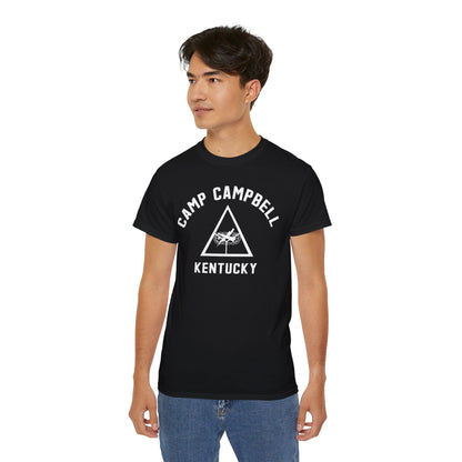 Camp Campbell Kentucky Short Sleeve Tee – Vintage WWII U.S. Army Reproduction T-Shirt, Military Pride Tee, Veteran Gift (P-6057)
