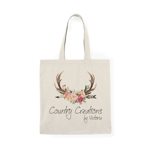 Country Creation Natural Tote Bag - Eco-Friendly Carryall for Country Living (P6025)