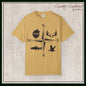 Adirondack Adventurers Compass Comfort Colors Short Sleeve Unisex T-Shirt - ADK Hunters Compass (P6027)