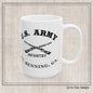 US Army Fort Benning Infantry Ceramic Mug – Vintage WWII U.S. Army Reproduction – 11oz & 15oz (P-6044)