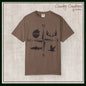 Adirondack Adventurers Compass Comfort Colors Short Sleeve Unisex T-Shirt - ADK Hunters Compass (P6027)