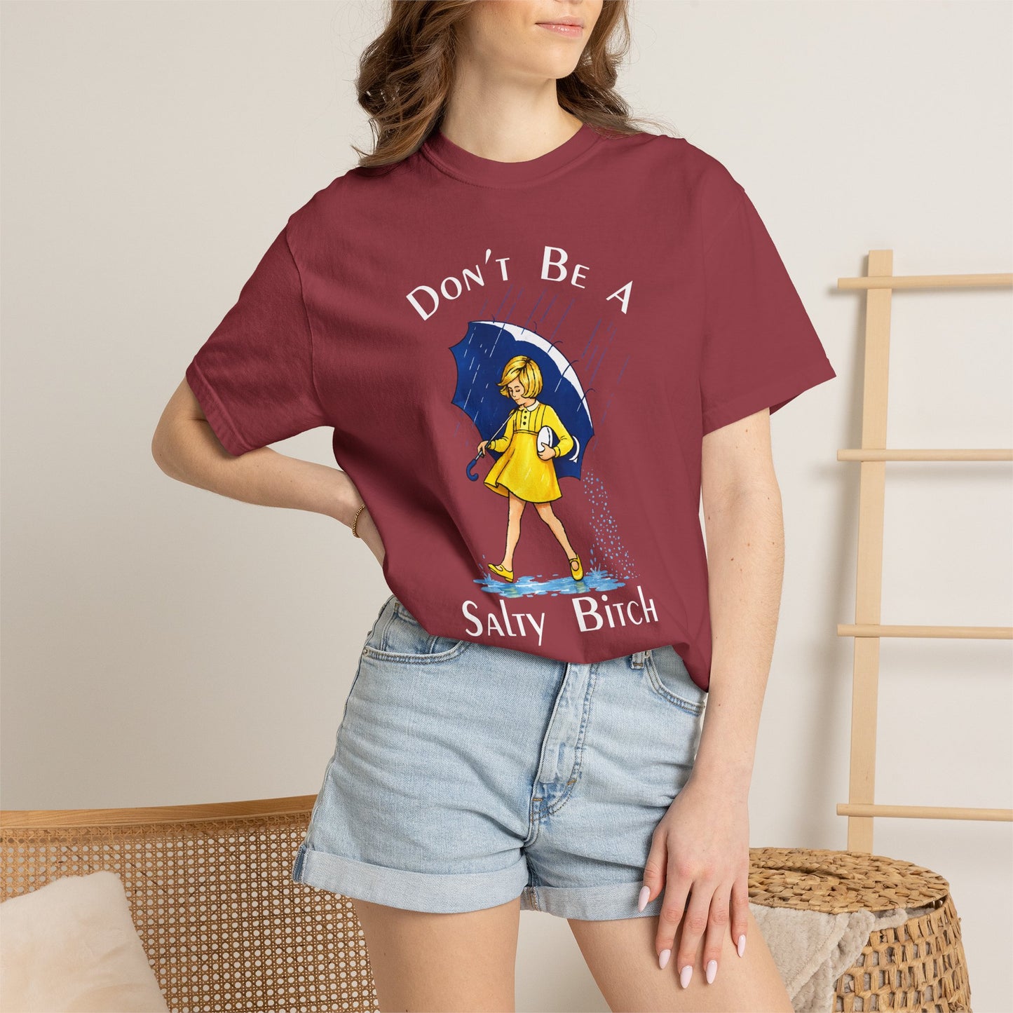 Don't Be a Salty Bitch Comfort Colors® T-Shirt Sarcastic Unisex Adult Tee (4256)