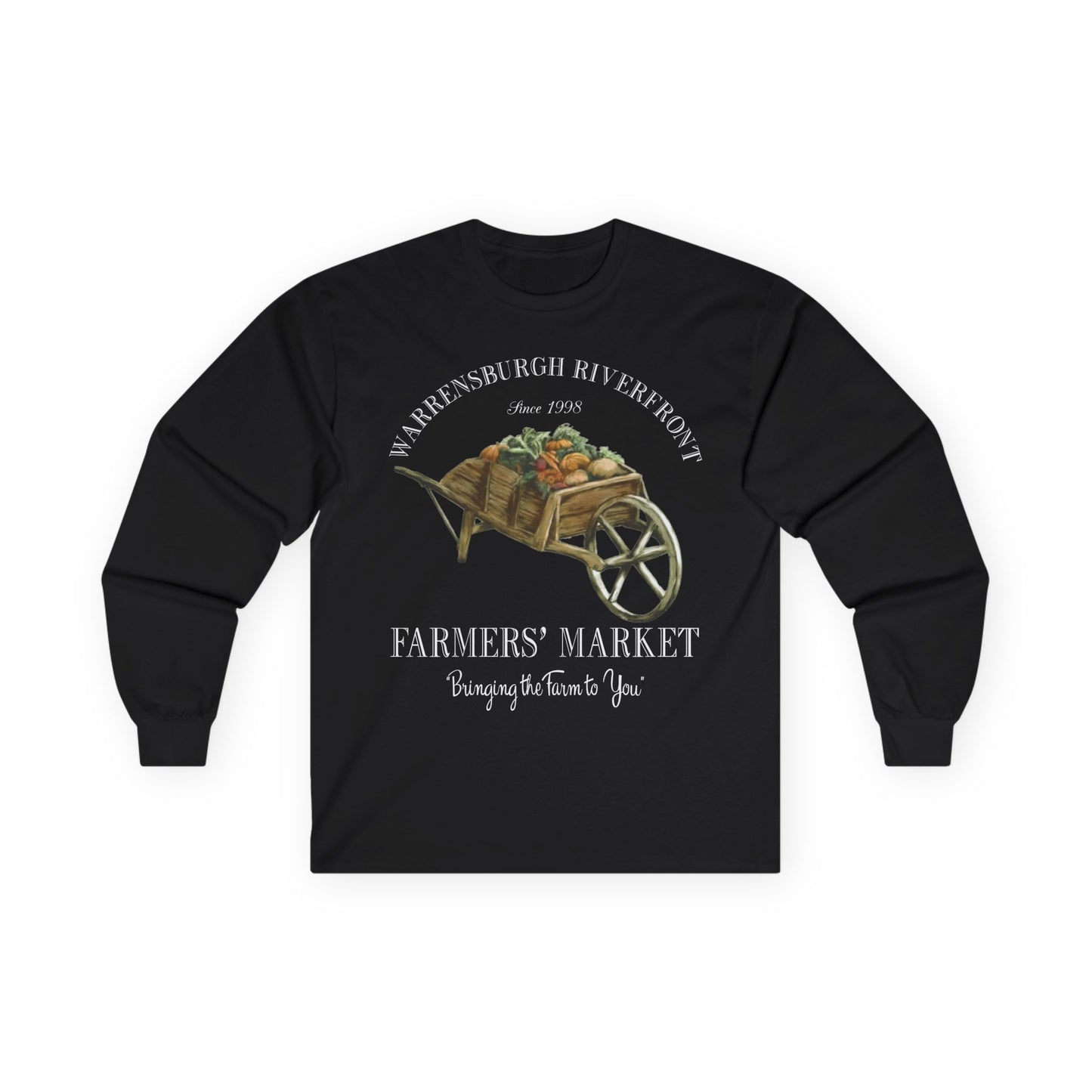 Warrensburgh Riverfront Farmers Market Unisex Long Sleeve Tee (P-6011)