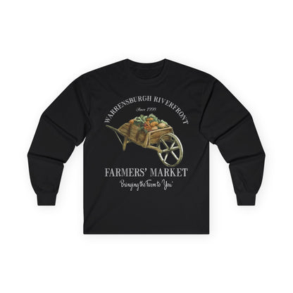 Warrensburgh Riverfront Farmers Market Unisex Long Sleeve Tee (P-6011)