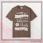 Tolerance of Idiots Snarky Quote Garment-Dyed Short Sleeve T-Shirt, Comfort Colors Adult Humor Printed Tee (P-6018)