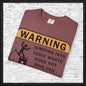 Funny Warning Jumping Into Toxic Waste Comfort Colors T-Shirt - Sarcastic Graphic Tee (4390)