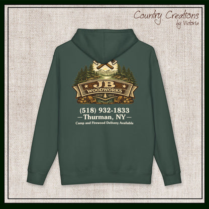 JB Woodworks Independent Trading Co. Heavy-Weight Fleece Lined Hoodie (3978)