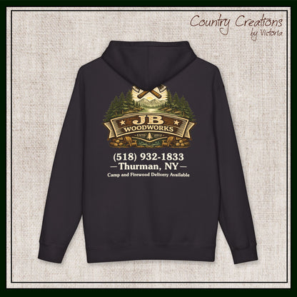 JB Woodworks Independent Trading Co. Heavy-Weight Fleece Lined Hoodie (3978)