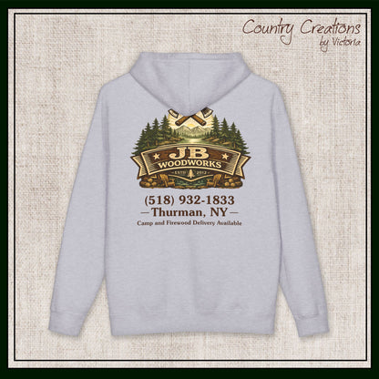 JB Woodworks Independent Trading Co. Heavy-Weight Fleece Lined Hoodie (3978)