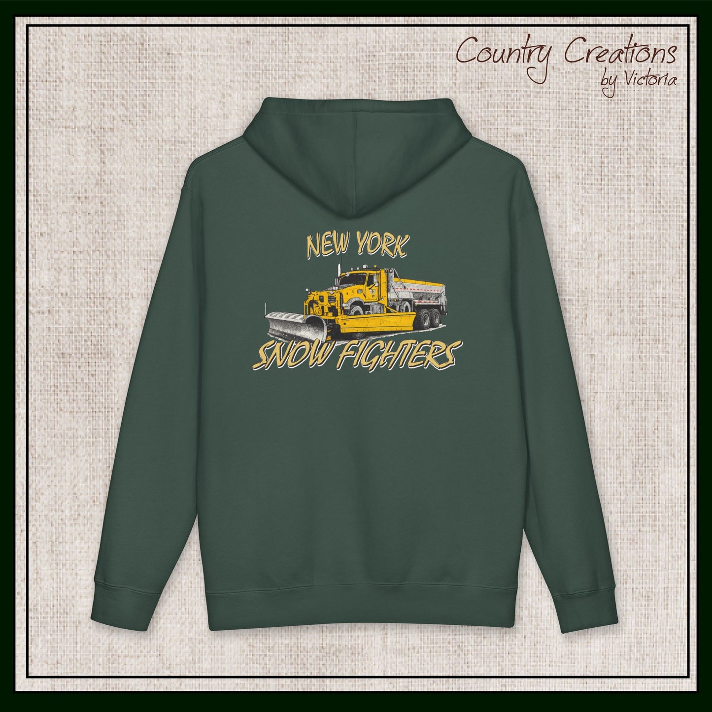 New York Snow Fighters Independent Trading Company Heavy-Weight Hoodie (3964)