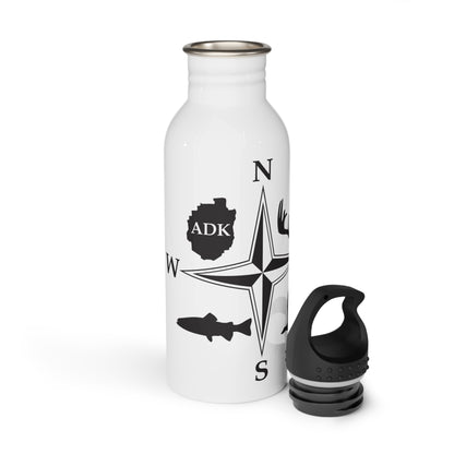 Adirondack Adventurers Compass 20 oz. Stainless Steel Water Bottle – ADK Adventure-Ready Hydration (P6029)
