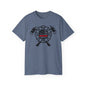 TV FC Red Thin Line Firefighter Maltese Cross Tee | 6 oz Cotton Tee Shirt (3009)