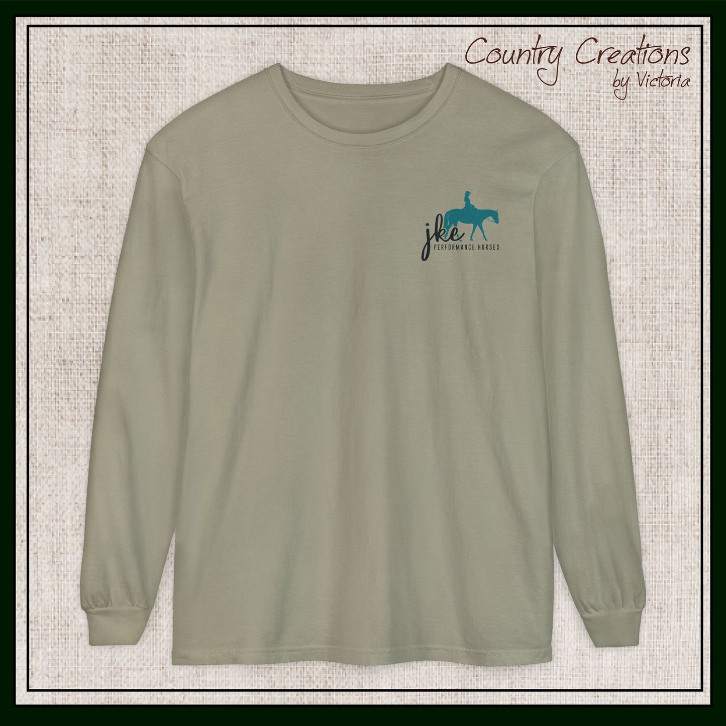 JKE Performance Horses Long Sleeve Comfort Colors® T-Shirt (3968)