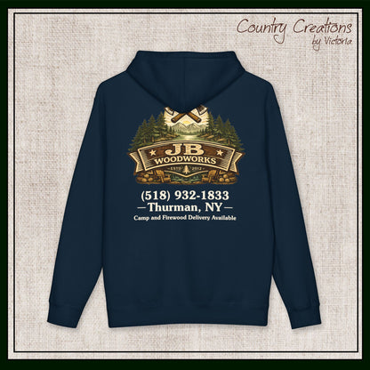JB Woodworks Independent Trading Co. Heavy-Weight Fleece Lined Hoodie (3978)