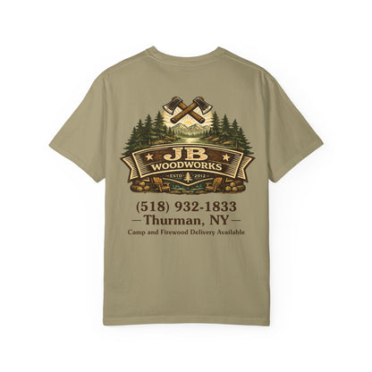 JB Woodworks Logo Pigment Dyed Comfort Colors T-shirt (3875)