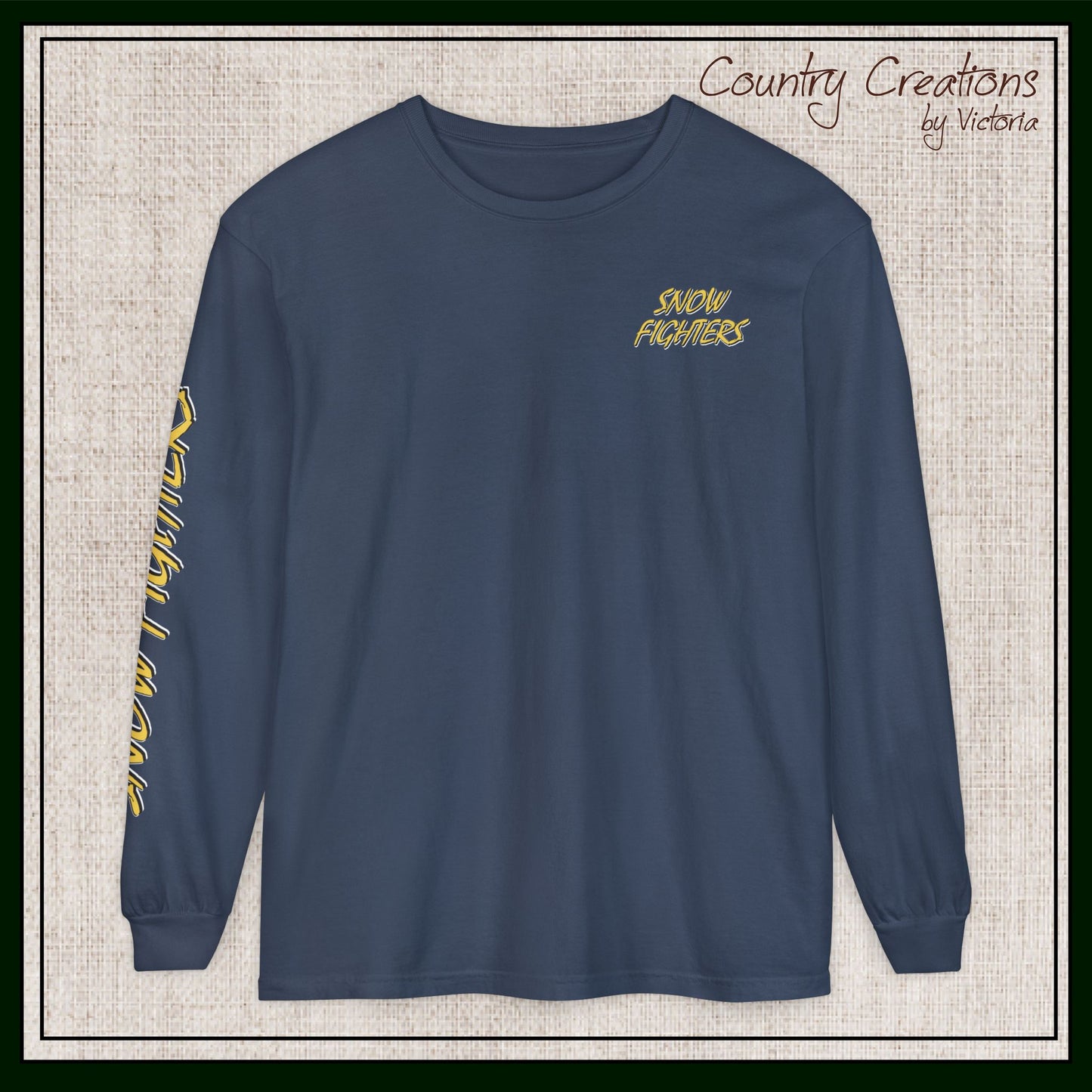 New York Snow Fighters Long Sleeve Comfort Colors® T-Shirt (3965)