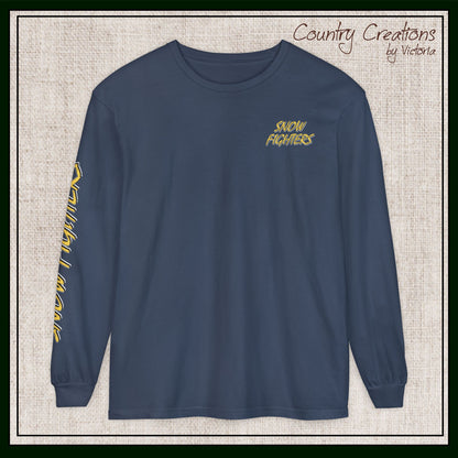 New York Snow Fighters Long Sleeve Comfort Colors® T-Shirt (3965)