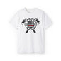 TV FC Red Thin Line Firefighter Maltese Cross Tee | 6 oz Cotton Tee Shirt (3009)