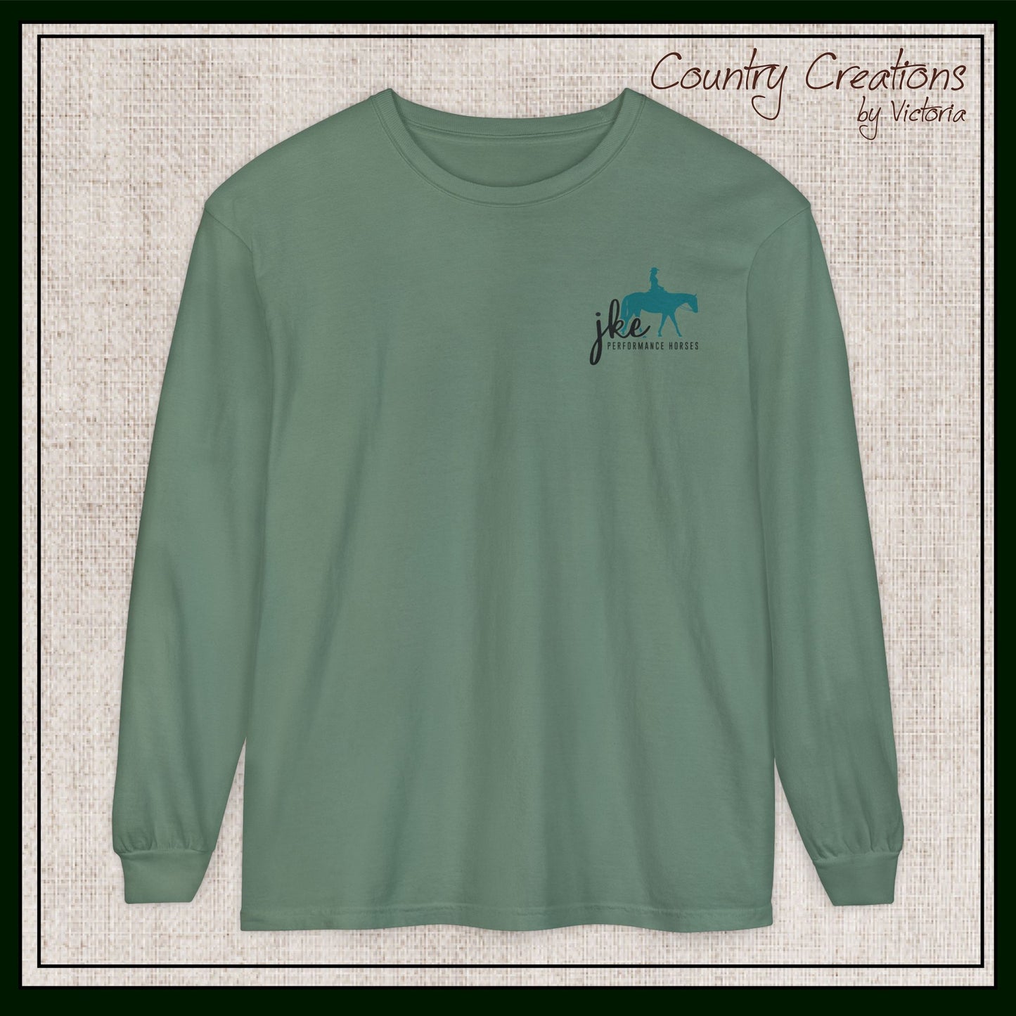 JKE Performance Horses Long Sleeve Comfort Colors® T-Shirt (3968)