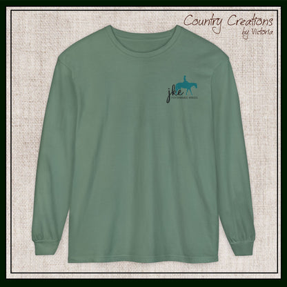JKE Performance Horses Long Sleeve Comfort Colors® T-Shirt (3968)