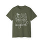"Go Confidently in the Direction of Your Dreams" Inspirational Unisex Ultra Cotton T-Shirt – Motivational Quote Tee (P-6021)