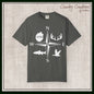 Adirondack Adventurers Compass Comfort Colors Short Sleeve Unisex T-Shirt - ADK Hunters Compass (P6027)
