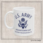 US Army Indiantown Gap Military Reservation PA Eagle Emblem Ceramic Mug – Vintage WWII U.S. Army Reproduction – 11oz & 15oz (P-6042)