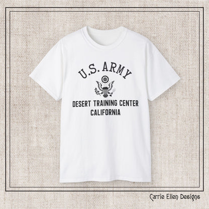US Army Desert Training Center Short Sleeve Tee – Vintage WWII U.S. Army Reproduction T-Shirt (P-6045)