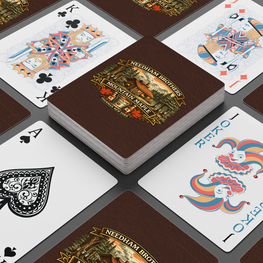Needham Brothers Mountain Maple Logo Poker Playing Cards (3884)