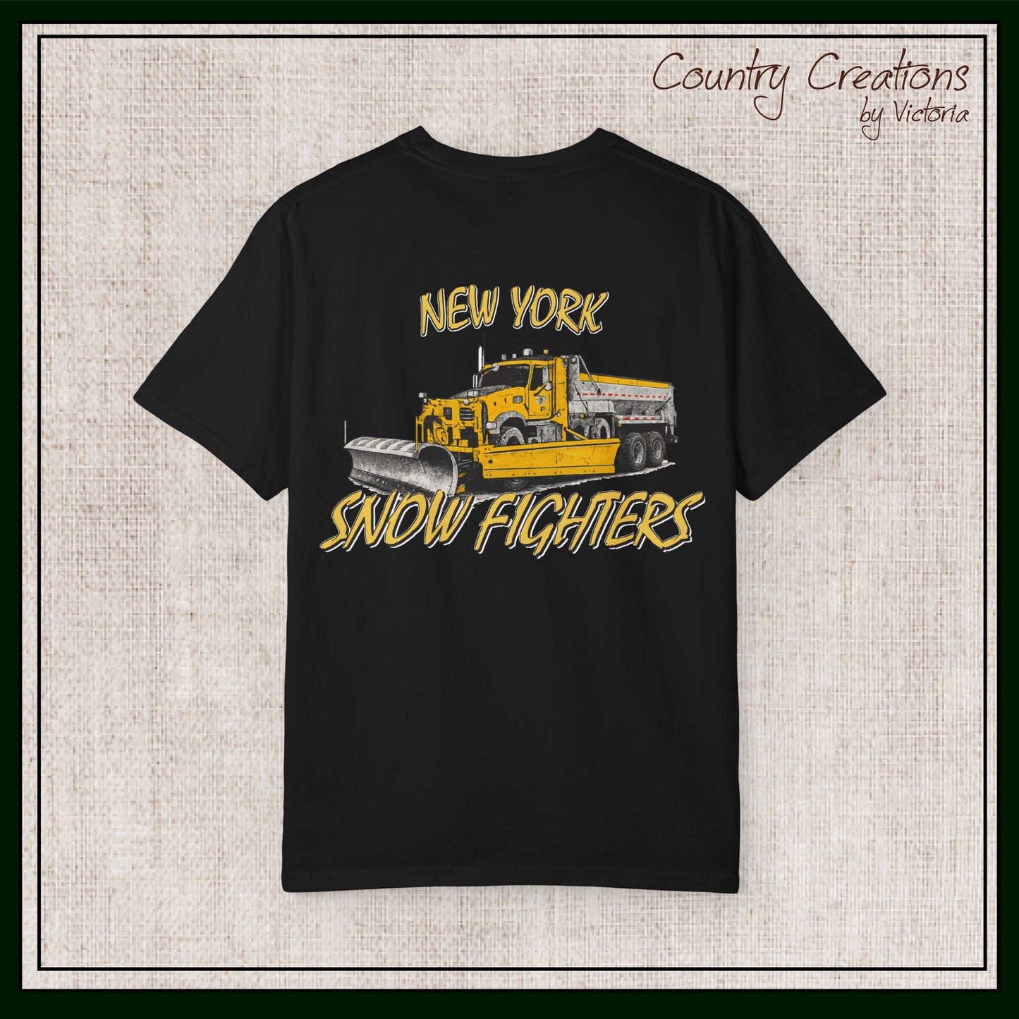 New York Snow Fighters Short Sleeve Comfort Colors® T-Shirt (3963)