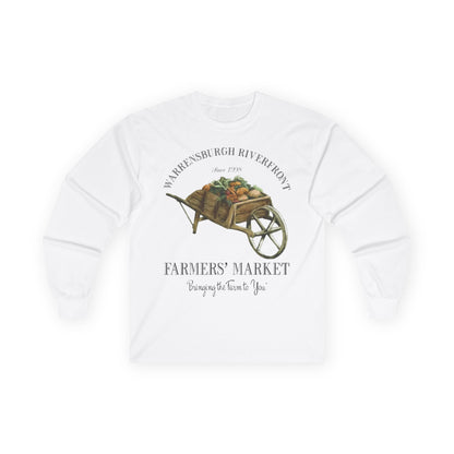 Warrensburgh Riverfront Farmers Market Unisex Long Sleeve Tee (P-6011)