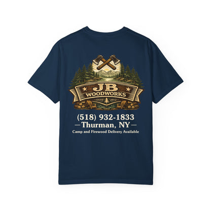 JB Woodworks Logo Pigment Dyed Comfort Colors T-shirt (3875)