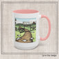 Boneless Chicken Ranch Accent Coffee Mug | Farside Farm Chickens Printed Ceramic Mug, 11oz & 15oz | Multiple Color Options (P-6073)