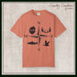 Adirondack Adventurers Compass Comfort Colors Short Sleeve Unisex T-Shirt - ADK Hunters Compass (P6027)