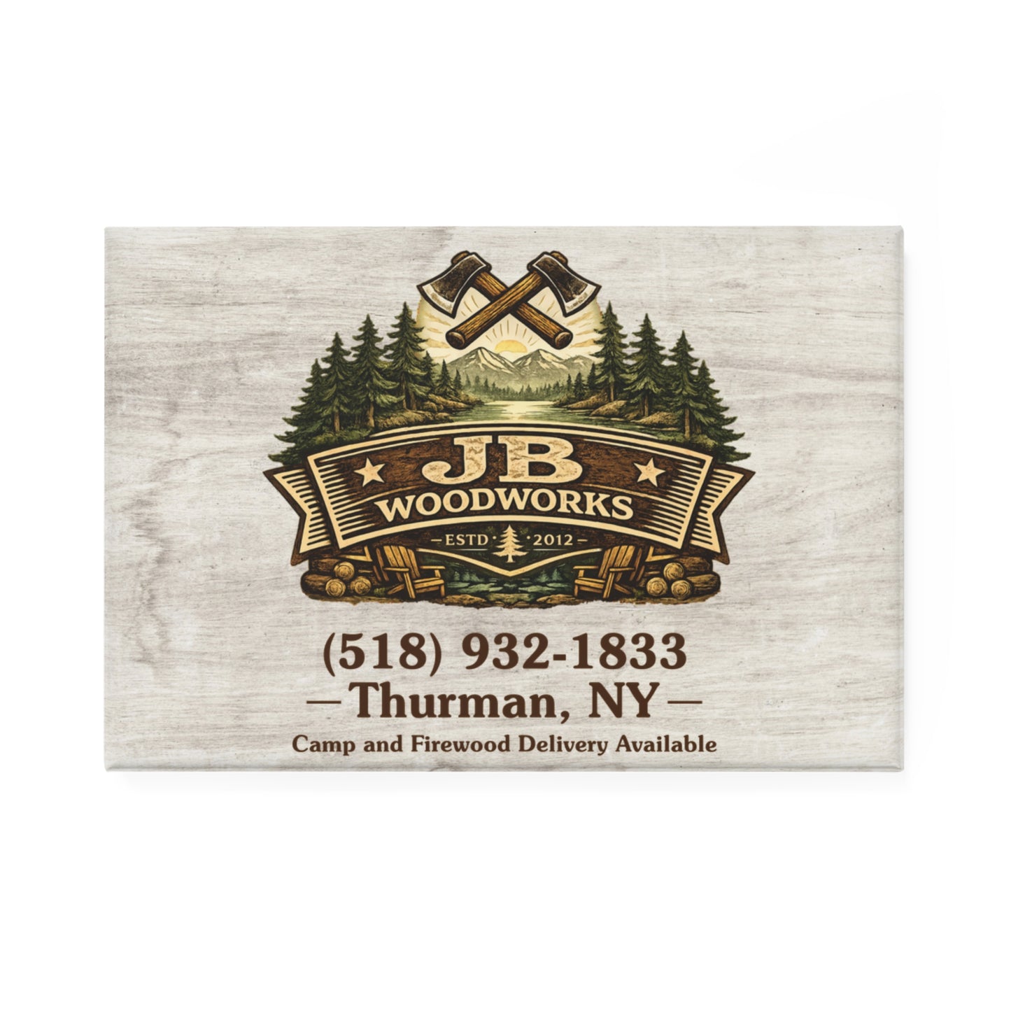 JB Woodworks Button Magnet, Rectangle (1 & 10 pcs) (3873)
