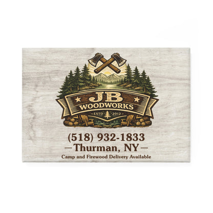 JB Woodworks Button Magnet, Rectangle (1 & 10 pcs) (3873)