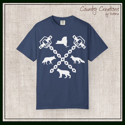 New York Trapper Unisex Comfort Colors T-Shirt – Hunter Lover Gift, Rustic Outdoor Graphic Tee (P6028)