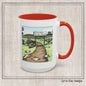 Boneless Chicken Ranch Accent Coffee Mug | Farside Farm Chickens Printed Ceramic Mug, 11oz & 15oz | Multiple Color Options (P-6073)