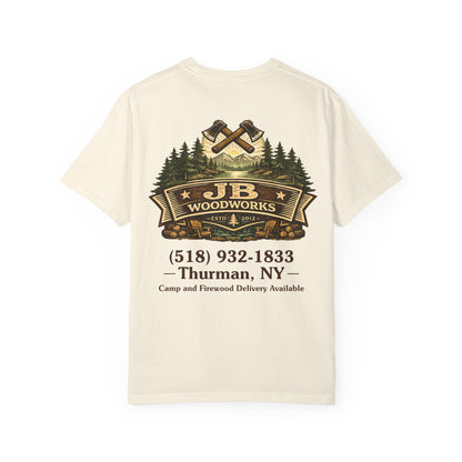 JB Woodworks Logo Pigment Dyed Comfort Colors T-shirt (3875)