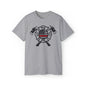 TV FC Red Thin Line Firefighter Maltese Cross Tee | 6 oz Cotton Tee Shirt (3009)