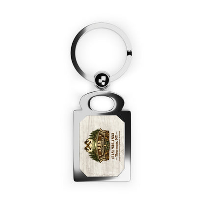 JB Woodworks Rectangle Keyring (3872)
