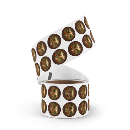 Needham Brothers Mountain Maple Cabin Round Sticker Rolls (3883)