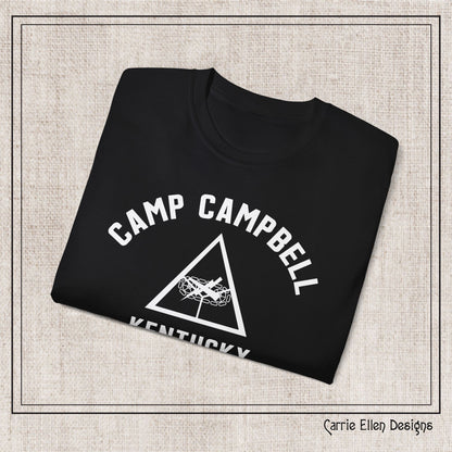Camp Campbell Kentucky Short Sleeve Tee – Vintage WWII U.S. Army Reproduction T-Shirt, Military Pride Tee, Veteran Gift (P-6057)