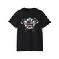TV FC Red Thin Line Firefighter Maltese Cross Tee | 6 oz Cotton Tee Shirt (3009)