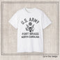 US Army Fort Bragg Eagle Emblem T-Shirt – Vintage WWII U.S. Army Reproduction Unisex Ultra Cotton Tee (P-6039)