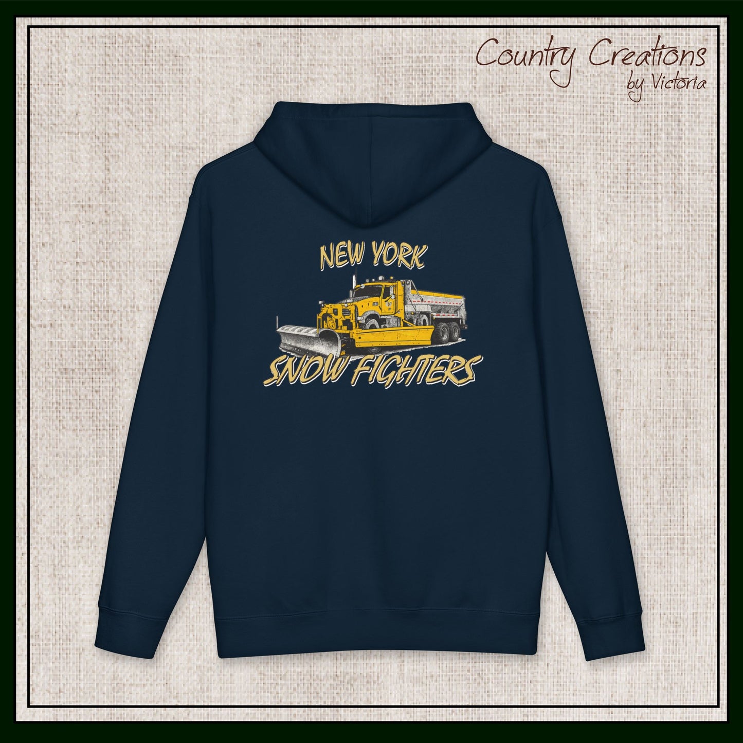 New York Snow Fighters Independent Trading Company Heavy-Weight Hoodie (3964)