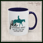JKE Performance Horses Ceramic Color Accent Coffee Mug (3969)
