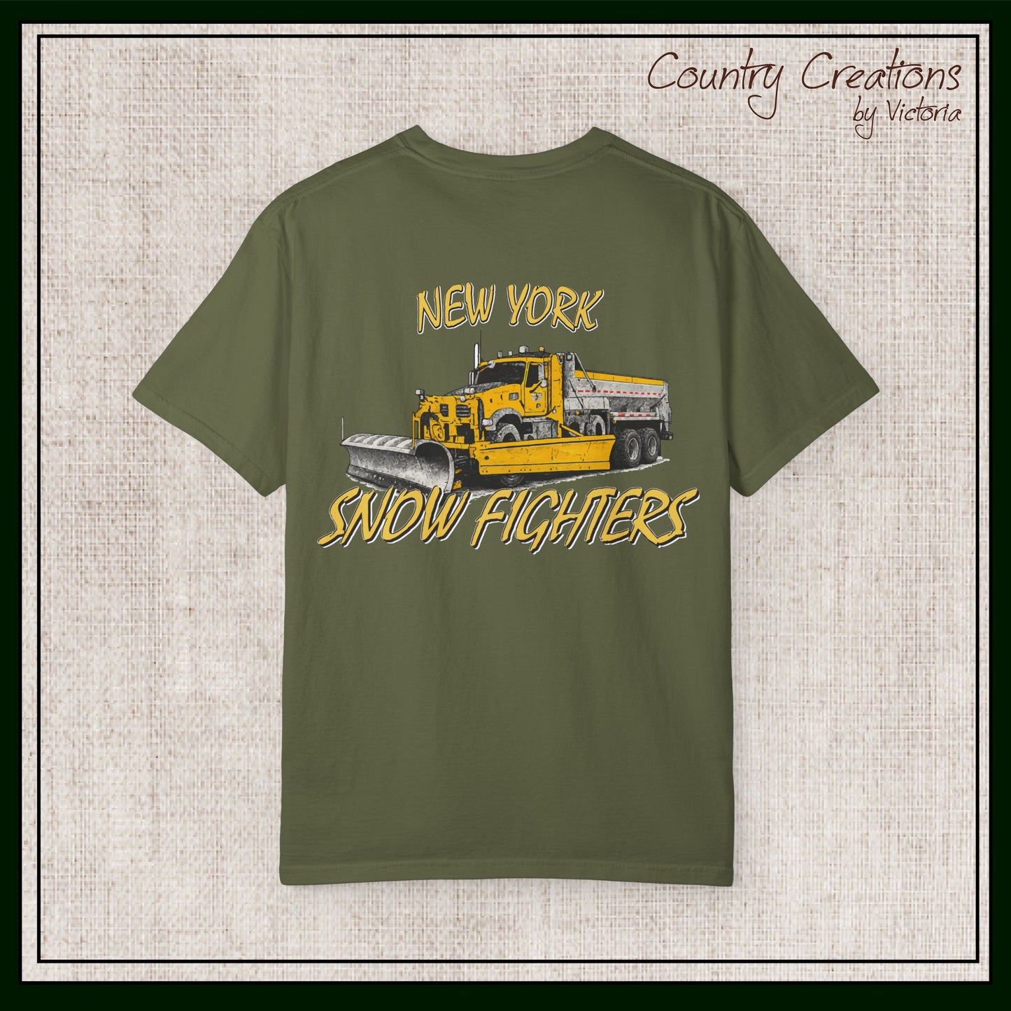New York Snow Fighters Short Sleeve Comfort Colors® T-Shirt (3963)