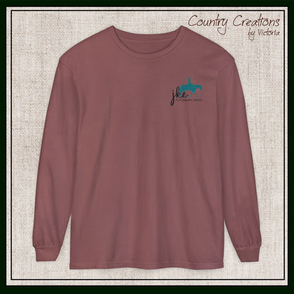JKE Performance Horses Long Sleeve Comfort Colors® T-Shirt (3968)