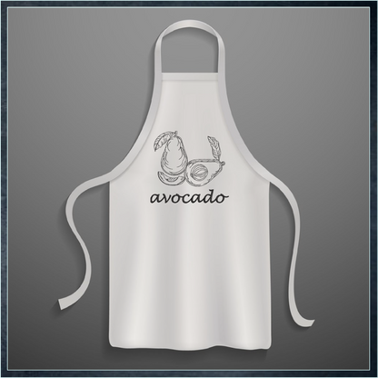 Avocado Machine Embroidery Design | Healthy Fruit Sketch | Avocado Silhouette Embroidery | Fruits and Vegetables Design | 8 Sizes (0939)